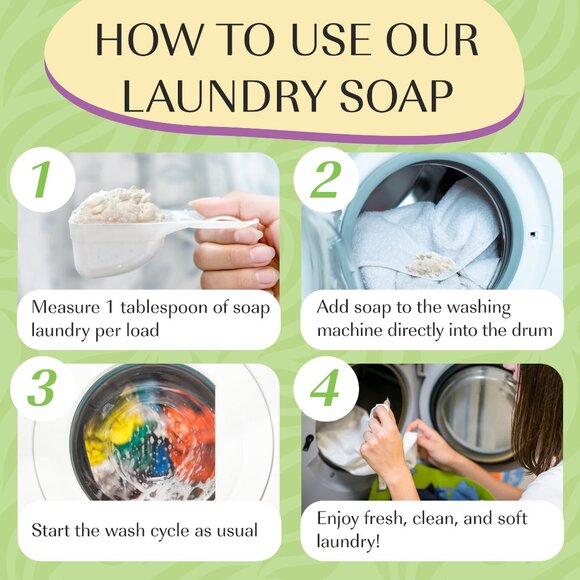 Black Currant And Jasmine Scent Laundry Soap 24 oz Gentle and Effective Cleaning - Picture 4 of 8